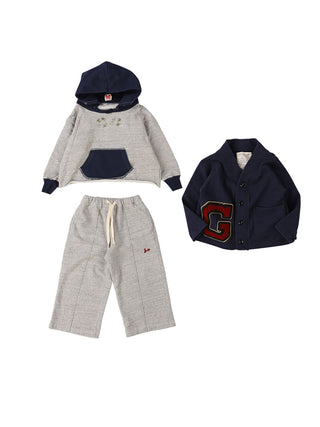 PREORDER: Navy Pile Letter Cardigan