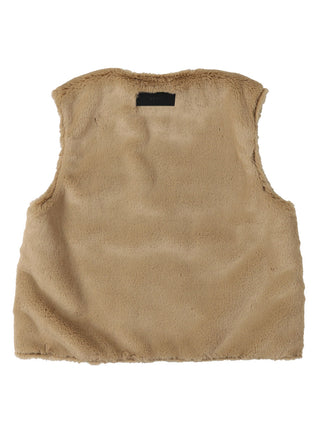 PREORDER: Reversible Taffeta Fur Vest