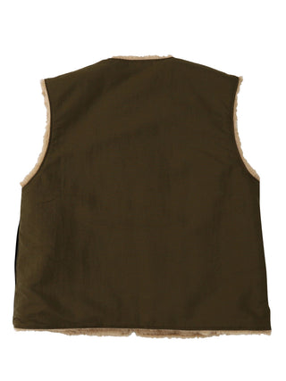 PREORDER: Reversible Taffeta Fur Vest