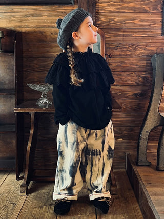 PREORDER: Blue Random Print Long Pants