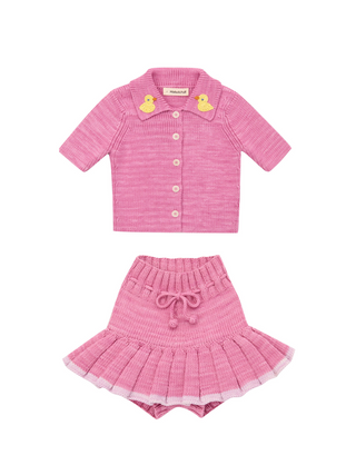 Azalea Duckling Cafe Cardigan