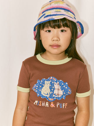 PREORDER: Barn Cats Collage Ringer Tee