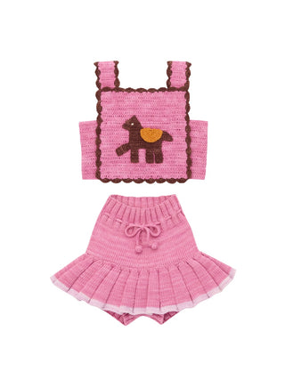 PREORDER: Azalea Crochet Horse Top