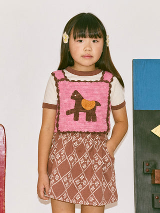 PREORDER: Azalea Crochet Horse Top