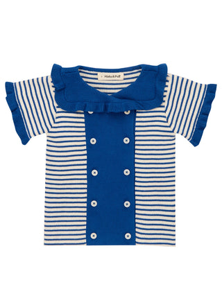 PREORDER: Ruffle Sailor Cardigan