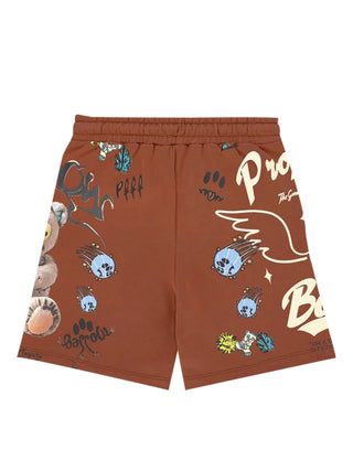Chocolate Motif Sweatshorts