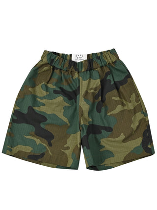 Liam Green Camo Shorts