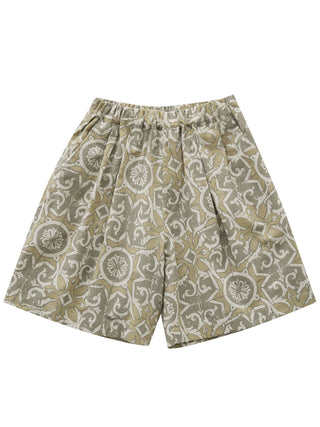 Azulejos Beige Shorts