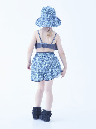 Old Tile Blue Grey Surf Shorts