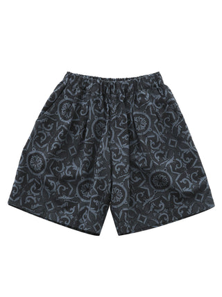 Azulejos Black Wide shorts