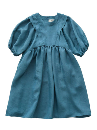 Vintage Tafetta Blue Dress