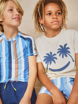 Noble Striped Swim Shirt