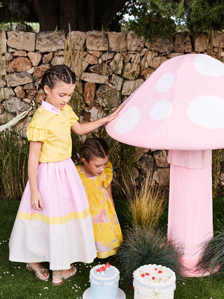 Puff Sleeve Yellow Blouse