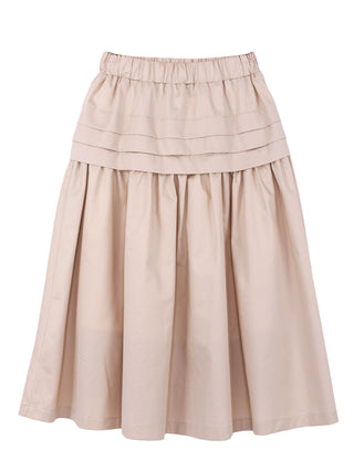 Pleat Detail Maxi Skirt