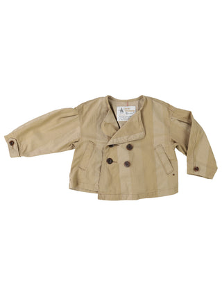 PREORDER: Striped Chino Short Trench Coat