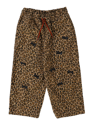 PREORDER: Brown Backsatin Many Ribbon Pants