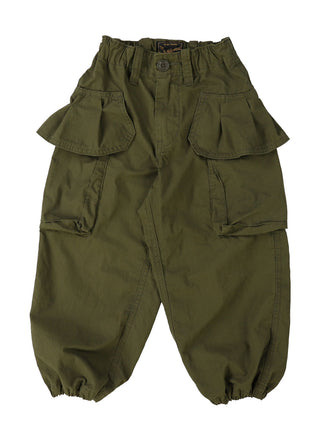 PREORDER: Khaki Ruffled Weather Pants
