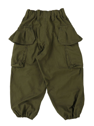 PREORDER: Khaki Ruffled Weather Pants