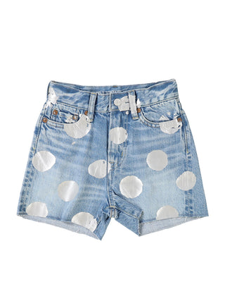 PREORDER: Denim Sparkle Dot Shorts
