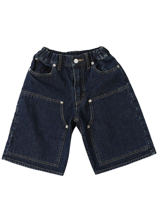 PREORDER: Navy Denim Shorts