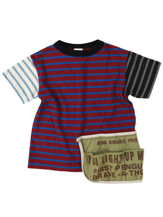 PREORDER: Purple Striped Apron Tee