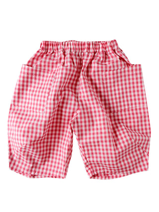 PREORDER: Rose Gingham Puff Shorts