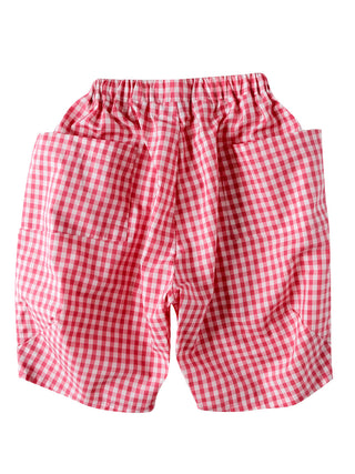 PREORDER: Rose Gingham Puff Shorts