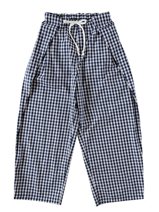 PREORDER: Navy Gingham Pants