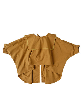 PREORDER: Brown Sailor Collar Blouse