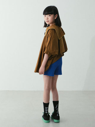 PREORDER: Brown Sailor Collar Blouse