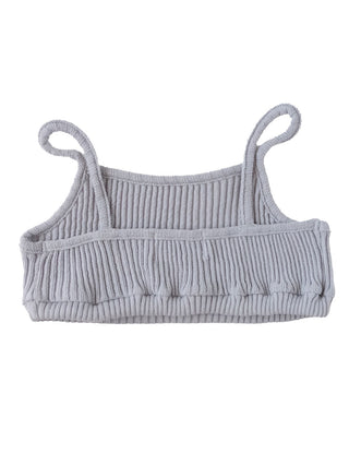 PREORDER: Grey Cropped Camisole Top