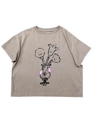 Grey Flower Vase T-Shirt