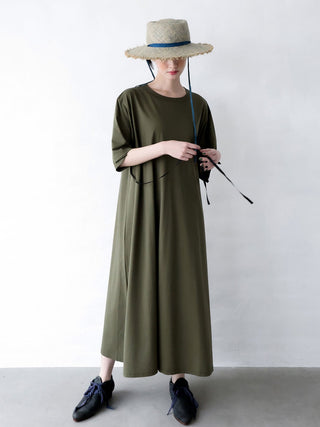 Olive A-line Dress