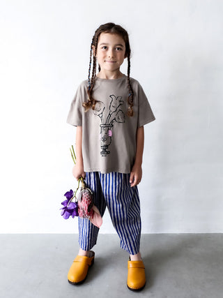 Blue Striped Sarouel Pants