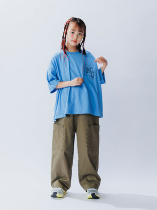 Wide-Leg Cargo Pants