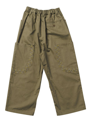 Wide-Leg Cargo Pants