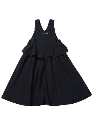 Black Pinafore Flare Dress Black Pinafore Flare Dress