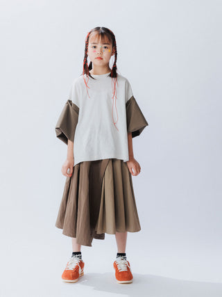 PREORDER: Two-Tone Pleated Skirt