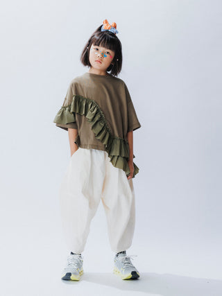 PREORDER: Asymmetrical Frill Top