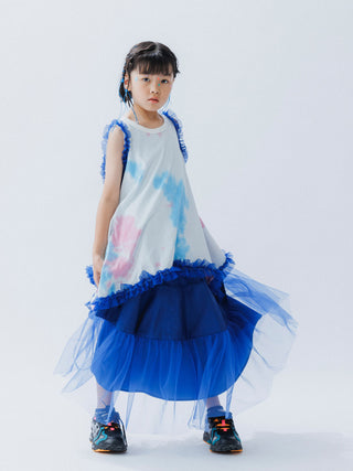 Blue Frill Skirt