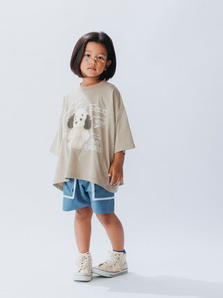 PREORDER: Blue Logo Patch Shorts