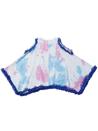 PREORDER: Purple Ruffle Tie-Dye Top