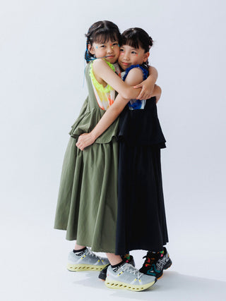 PREORDER: Orange Ruffle Tie-Dye Top