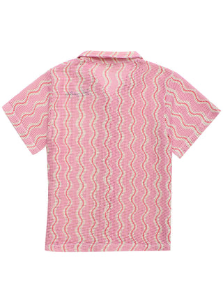 PREORDER: Wavy Mesh Shirt