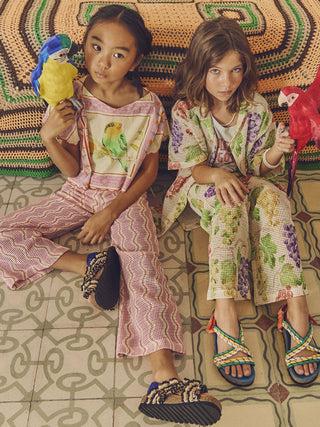 PREORDER: Birds Patchwork Top