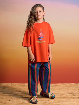 PREORDER: Tropic Navy Striped Pants