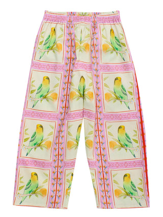 PREORDER: Birds Patchwork Pants