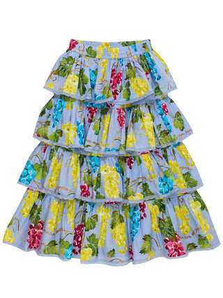 PREORDER: Ruffles Uvas Skirt