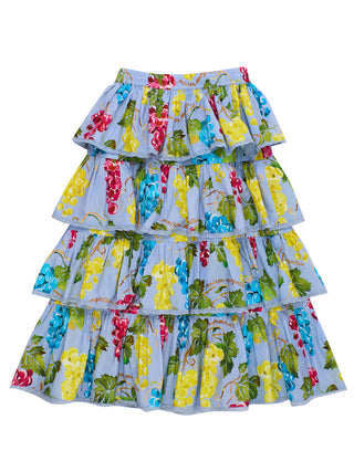 PREORDER: Ruffles Uvas Skirt