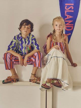 PREORDER: Barcos Embroidered Skirt